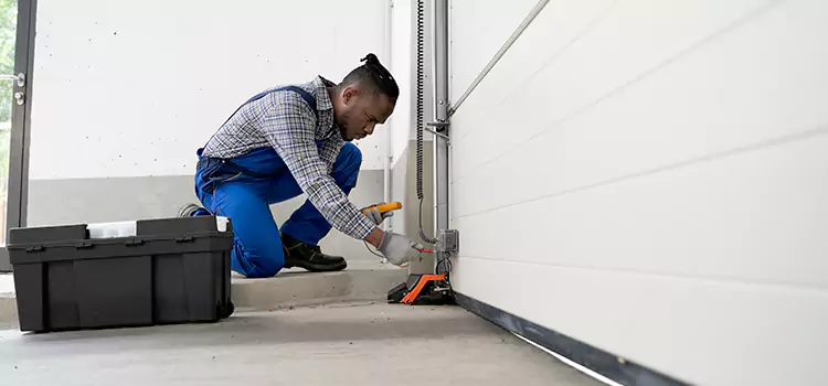 Fix Garage Door Sensor Wires La Porte