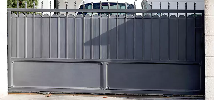 Metal Driveway Gate Installation La Porte
