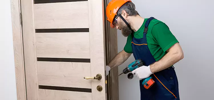 Replace Internal Door Handle with Lock La Porte