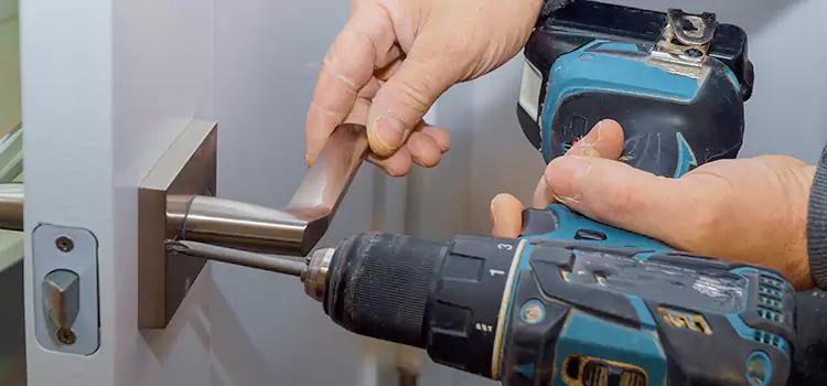 Security Door Lock Installation La Porte